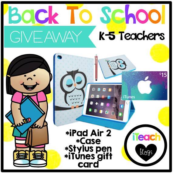 back to school giveaway from iTeachBilinguals